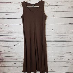 Eileen Fisher sleeveless maxi dress